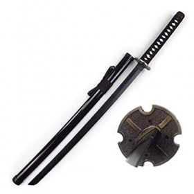 CClz Couteau Arme À Épée En Bois de Bois Roronoa Zoro La Lame, Samurai Sword Cos Accessoires Anime Katana Japonais, Cosplay A