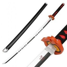 CClz Couteau En Bois, Épée Arme Katanas Lame Accessoire DArme, Samouraï En Bois Avec Gaine, Cosplay Anime, Lame de Tueur, Ép