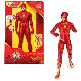 dc comics The Flash - Figurine Interactive Flash Deluxe 30 Cm - Sons & Lumières - Revivez Les Aventures De lhomme A Grande V