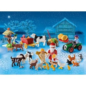 Playmobil - 6624 - Calendrier de lAvent Père Noël à la ferme