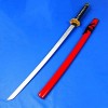 Accessoires de cosplay dépée en bois,épée de tueur de démons,jouet de décoration de lame dépée de couteau en bois Katana,fa