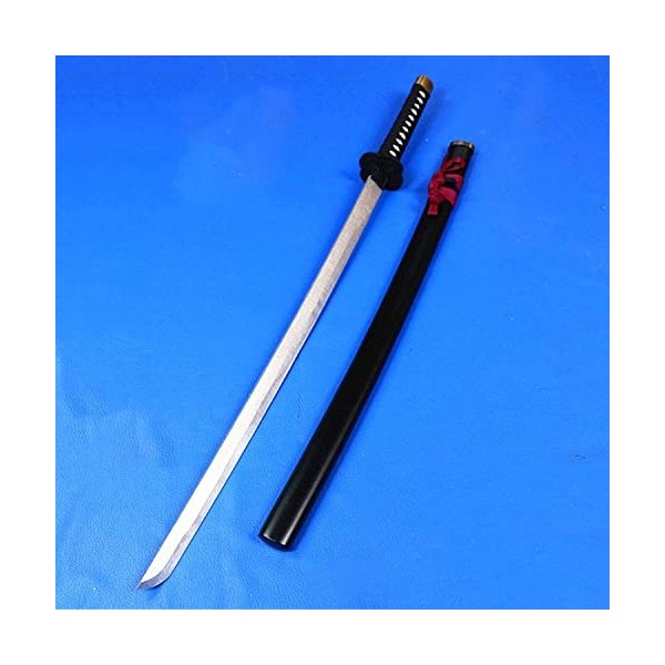 Accessoires de cosplay dépée en bois,épée de tueur de démons,jouet de décoration de lame dépée de couteau en bois Katana,fa