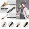 NIANXINN Accessoire DÉpée de Samouraï En Bois, Lame de Tueur de Démons Cosplay Butterfly Ninja 1: 1 Anime Ninja Weapon Toys,