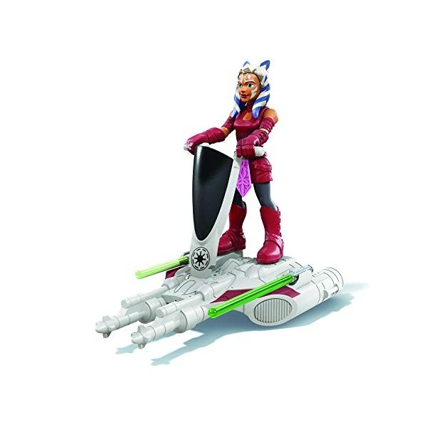 Star Wars Mission Fleet Gear Class Ahsoka Tano Aquatic Attack Figurine et véhicule à léchelle de 6,3 cm, Jouets pour Enfants