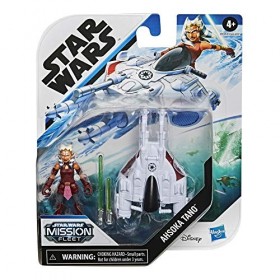 Star Wars Mission Fleet Gear Class Ahsoka Tano Aquatic Attack Figurine et véhicule à léchelle de 6,3 cm, Jouets pour Enfants