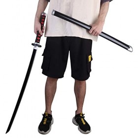 Uvency Cosplay En Bois Anime Épée Katana Démon Slayer Tanjiro Arme Accessoires Jouets Pour Enfants, Anime Ninja Épée Jouets D