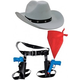 I LOVE FANCY DRESS LTD Déguisement Accessoires du célèbre Cowboy Le Plus Rapide de lOuest pour Adulte. Ideal pour Les enterr