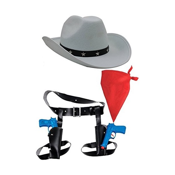 I LOVE FANCY DRESS LTD Déguisement Accessoires du célèbre Cowboy Le Plus Rapide de lOuest pour Adulte. Ideal pour Les enterr