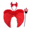 LDGHL Ailes Diable Enfant Déguisement Accessoires Fille Homme Démon Noël Carnaval Halloween Fête Cosplay B