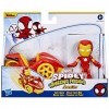 Marvel Hasbro Spidey and His Amazing Friends Figurine Iron Man et véhicule Iron Racer Jouet Iron Man pour Enfants à partir de