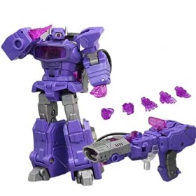 JIGFLY Transformer Shockwave Shockblast Figurine daction PT03 Jouet Autobots Film Cyberverse Warrior Decepticon Robot Model 
