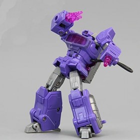 JIGFLY Transformer Shockwave Shockblast Figurine daction PT03 Jouet Autobots Film Cyberverse Warrior Decepticon Robot Model 