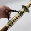 Épée De Samouraï en Bambou Katana Épée Anime Cosplay Accessoires Épée en Bois Katana Formation Épée pour Jeu De Rôle Et Colle