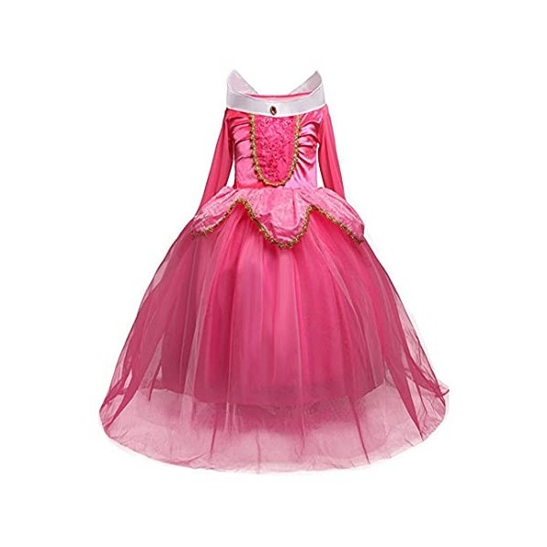 TSUSF Robes dhalloween,Filles Princesse Costume Robe Reine Fée Cosplay Déguisement Filles Cendrillon Princesse Costume Papil