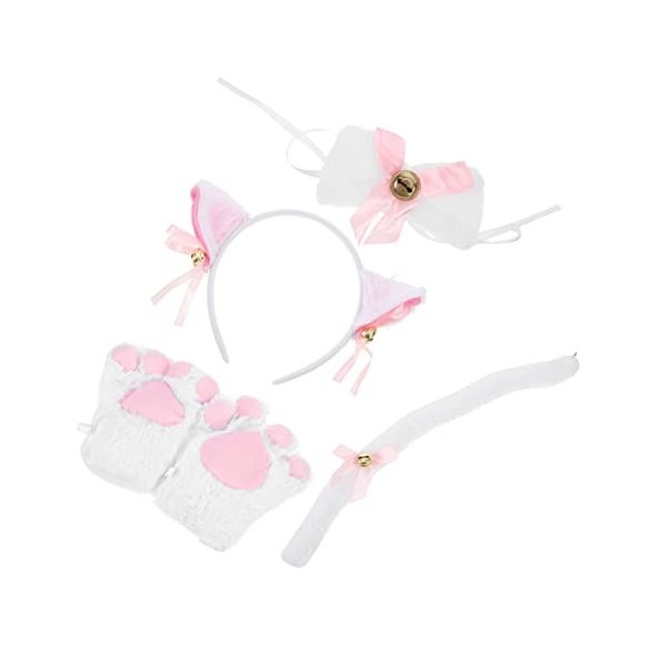 YARNOW 5 Ensembles Costume Mignon Bandeau Turban Bandeau Diadème Bandeaux De Maquillage Jeu De Rôle De Chat Costume De Cospla