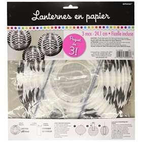 Amscan Zebra Rond lampions