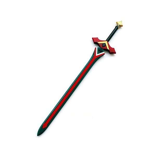 WOLWES Genshin Impact Épée Cosplay Arme Prop, Épée Anime Épée De Samouraï Epée Ninja pour Décoratif Cosplay