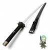 Uvency 102 Cm/41 Pouces Samurai Katana Épée Avec Gaine, Accessoire En Bois Cosplay Japonais Katana Anime Ninja Épée Lame Joue