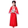 Lazutom Fille Chinois Ancien Chinois Traditionnel Déguisement Fancy Dress Fancy Dress Cosplay Costume - Rouge - 155/160 cm