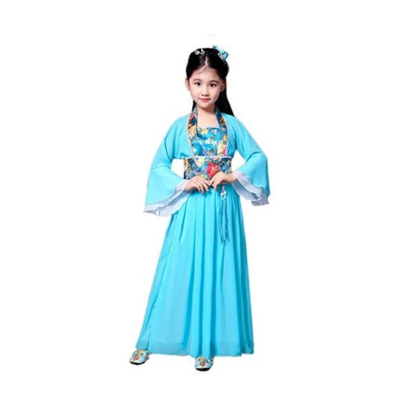 Lazutom Fille Chinois Ancien Chinois Traditionnel Déguisement Fancy Dress Fancy Dress Cosplay Costume - Rouge - 155/160 cm