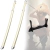 Uvency Katanas Pour Hashibira Inosuke, Avec Support, 75Cm/100Cm Accessoires de Cosplay Anime Katana Faits À La Main, Pour Enf