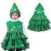 SOIMISS Chapeau Vert Performance Dessin Animé pour Enfants Spectacle Garçons Taille Halloween Arbre Cadeaux Accessoires Enfan