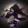 WXJP Kokushibou Katana Lame en Bois 104cm Épée De Tueur De Démons, Jouet pour Enfants, Épée De Samouraï Anime Japonais Replik