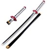 Vendics Épée de Samouraï Tomioka Giyuu Slayer Cosplay Épée En Bois Faite À La Main Épée Katana Pour Les Amoureux de LAnime 4