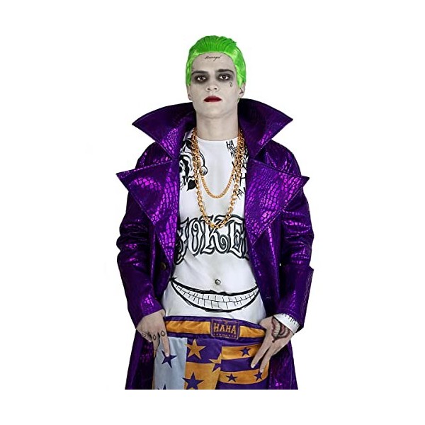 Funidelia | Kit déguisement Joker - Suicide Squad pour homme Super héros, DC Comics, Méchants - Déguisement pour Adultes et a