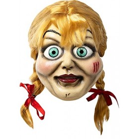 Funidelia | Masque Annabelle Deluxe pour Femme et Homme Films de Peur, Les Dossiers Warren, Halloween, Horreur - Accessoire p