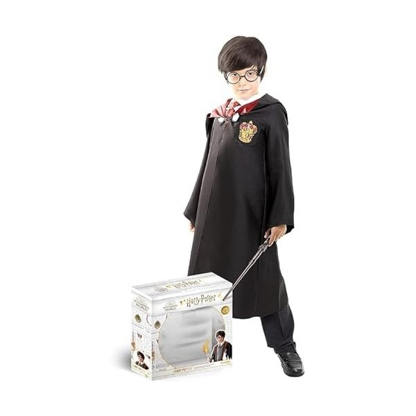 Funidelia | Kit Harry Potter pour fille et garçon Magiciens, Gryffondor, Poudlard - Déguisement pour Enfant, accessoires pour