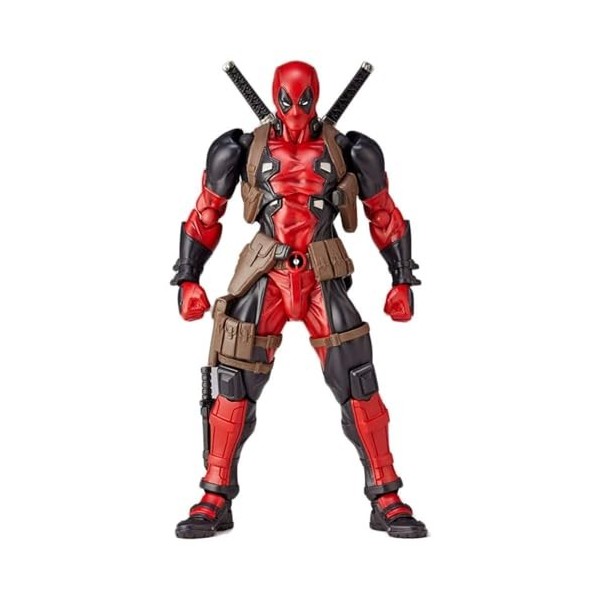 Bankeep Statue de Figurine daction Deadpool, Figurine de Super-héros modèle articulé en PVC décoration de Bureau Cadeau dan