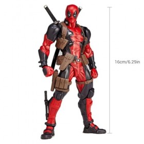 Bankeep Statue de Figurine daction Deadpool, Figurine de Super-héros modèle articulé en PVC décoration de Bureau Cadeau dan