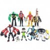 Ben 10 Figurine Omnitrix Monster Model Toy Ben10 Ensemble de figurines quatre bras, matière grise, kineceleran, tête de diama