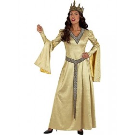 Funidelia | Déguisement Lady Guenièvre Deluxe pour femme Médiévaux, Moyen Age, Princesses, Reine - Déguisement pour Adultes e