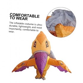 ibasenice 1 PC Costume Gonflable Enfants Décor Costumes Gonflables Accessoires De Bal Costume De Ptérosaure Gonflable Costume