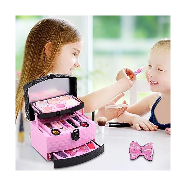 tongfeng Kit de Maquillage pour,Maquillages lavables pour Princesses Play | Accessoires de déguisement pour pour récompenses 