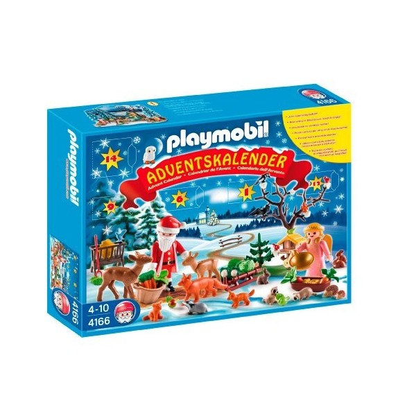 Playmobil - 4166 - Jeu de construction - Calendrier de lAvent " Les animaux de la forêt"