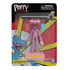 Bizak Poppy Playtime Figurine daction articulée de Kissy Missy 13 cm, livré avec des Accessoires comme dans Le Jeu vidéo, di