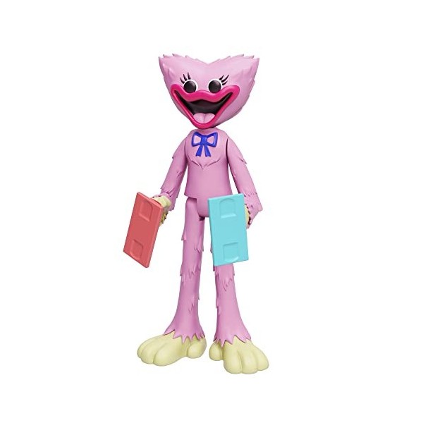 Bizak Poppy Playtime Figurine daction articulée de Kissy Missy 13 cm, livré avec des Accessoires comme dans Le Jeu vidéo, di