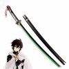 WANHUI Epee de Anime de Yuichiro Hyakuya 105cm/41Inch Seraph of The End Prop Réplique Blade en Bois Cosplay Déguisement Fancy