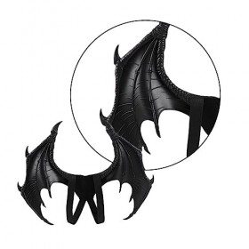 ABOOFAN 3 Pièces Costume DAile De Dragon Ailes De Dinosaure Pour Enfants Ailes De Diable Costome Accessoires De Bal Accessoi