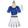 Anime BLUELOCK Cosplay Vêtements Mascarade Danse Soirée Uniforme Avec Collier Déguisement De Carnaval Dhalloween pour Adulte