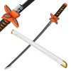 Uvency Samouraï Épée En Bois Cosplay Enfants Jouet Épée Slayer Arme Modèle Japonais Anime Ninja Épée, Cosplay Accessoires Kat