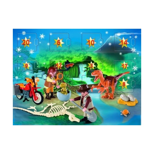 Playmobil - 4162 - Jeu de construction - Calendrier de lAvent "Explorateurs"