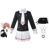 Anime Cosplay Vêtements Card Captor Uniforme Mascarade Danse Soirée Sac Collier Bracelet Carnaval Mardi Gras Party Dress Up C