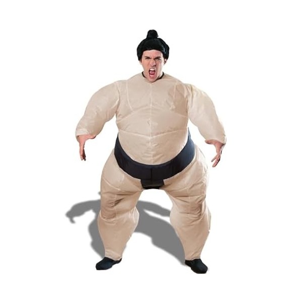 Déguisement sumo gonflable costume avec coiffe