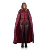 Wanda Maximoff Costume de sorcière écarlate Cosplay Wanda Vision Cape Top Coiffe Accessoire Tenue Halloween, Sorcière écarlat