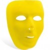 amscan Masque Complet Accessoire de fête, Jaune