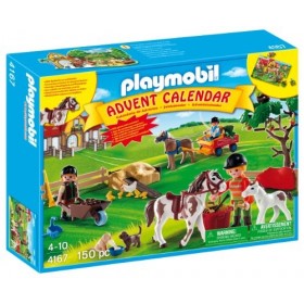 Playmobil - 4167 - Calendrier de LAvent - Ferme Équestre avec Surprises Inédites